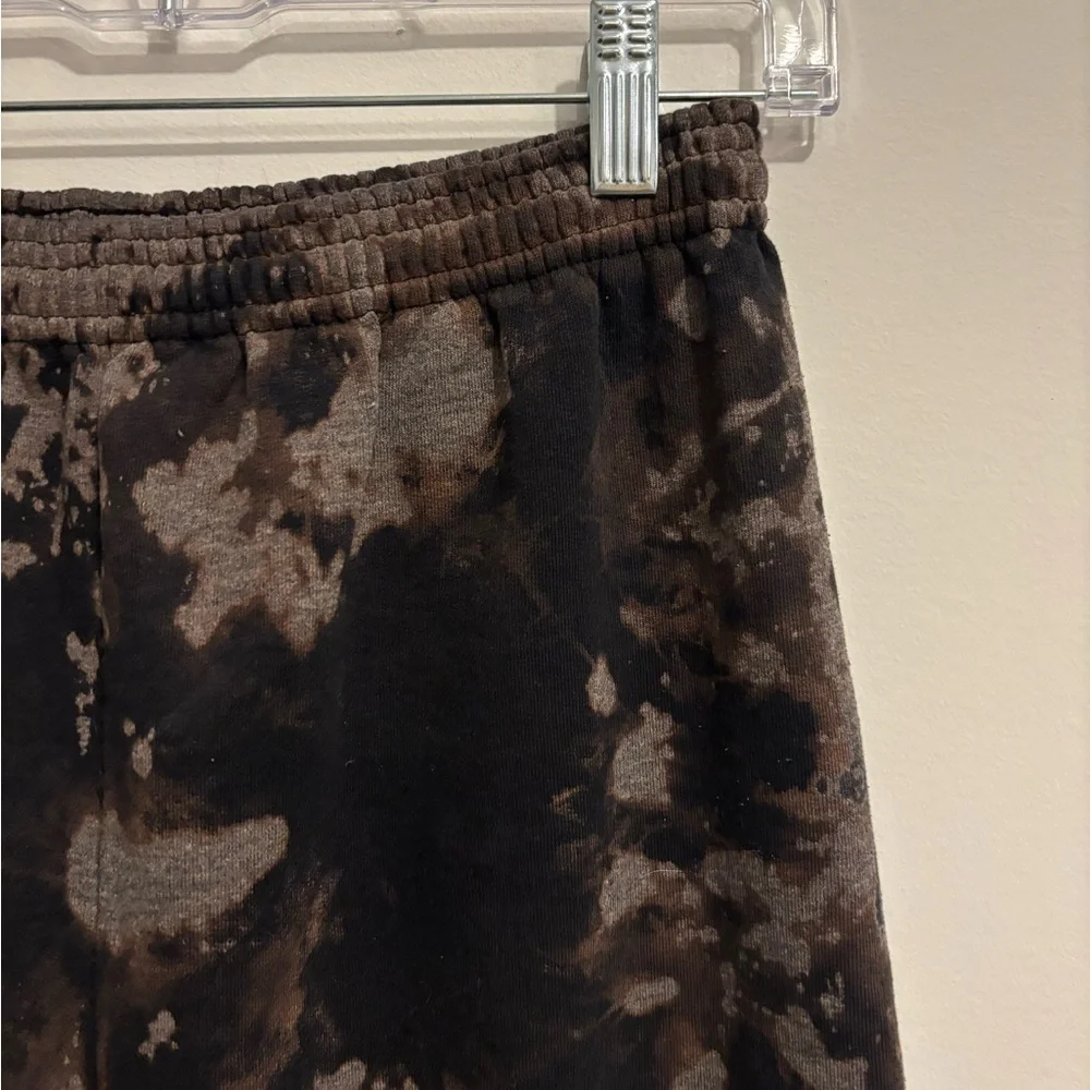 Vintage Hanes Black and Brown Tie-Dye Joggers - Picture 2 of 4